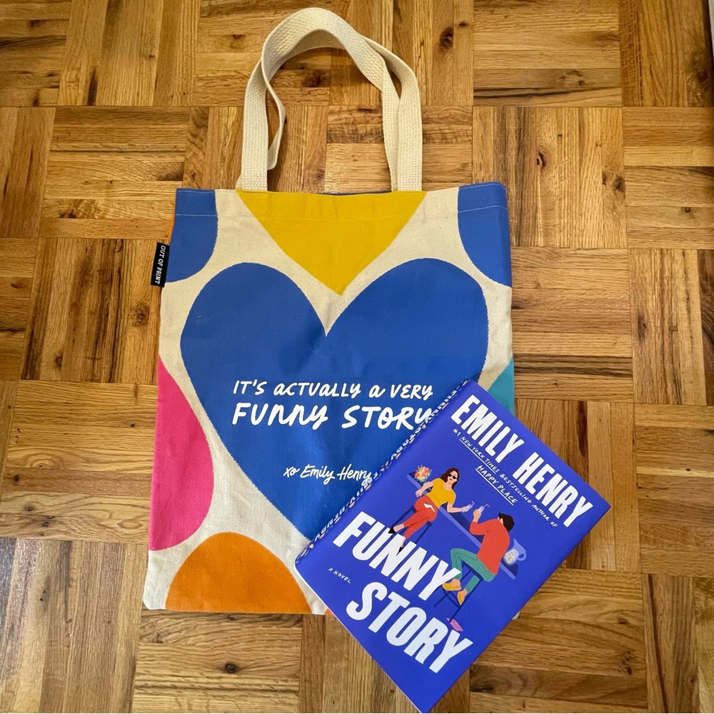 Emily Henry It’s Actually a Very Funny Story Book & Tote Bag